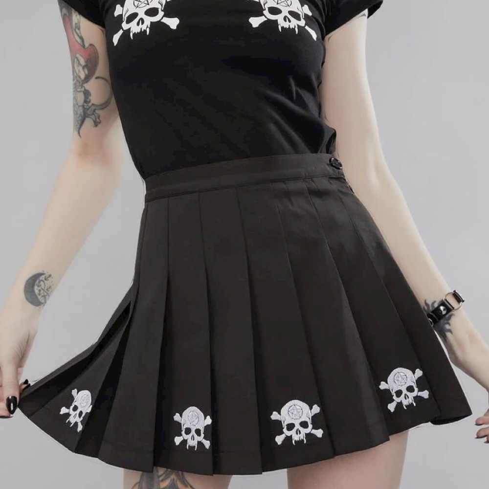 Dolls Kill x The Craft pleated skirt
